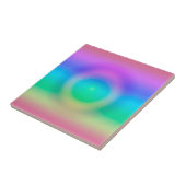 Mystic Rainbow Eye Ombre Tegeltje (Zijkant)