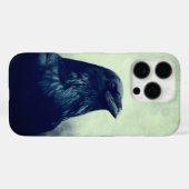 Mystic Raven Aesthetic Graphic iPhone 16 Pro Case (Achterkant (horizontaal))