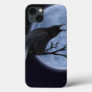 Mystic Raven & Full Moon Crow-lover Art Case-Mate iPhone Case