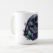 Mystic Raven Koffiemok (Voorkant links)