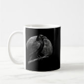 Mystic Raven Moon Dark Folklore Witchcraft Viking  Koffiemok (Links)