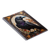 Mystic Raven Mosaic: Een visuele odyssee Notitieboek (Rechterzijde)