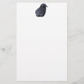 Mystic Raven Portrait Celtic Pagan Art Briefpapier (Voorkant)