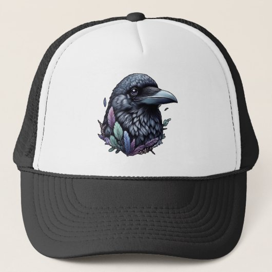 Mystic Raven Trucker Pet (Voorkant)
