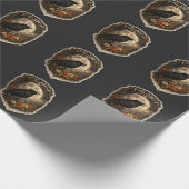 Mystic Raven Under Moon Dark Celestial Aesthetic Cadeaupapier (Hoek)