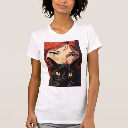 Mystic Red illustratie T-shirt (Voorkant)