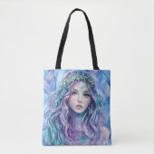Mystic Reflection Zeemeermin Canvas tas- Tote Bag (Voorkant)