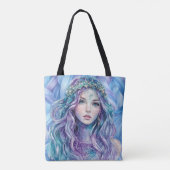 Mystic Reflection Zeemeermin Canvas tas- Tote Bag (Achterkant)