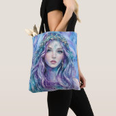 Mystic Reflection Zeemeermin Canvas tas- Tote Bag (Dichtbij)