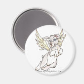 Mystic Reflections Vliegende Hond Magnet (Voorkant / Achterkant)