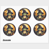 Mystic Ribbit Ronde Sticker (Vel)