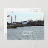 Mystic River, Connecticut Briefkaart (Voorkant / Achterkant)