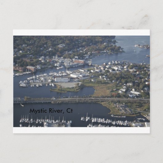 Mystic River, Ct Briefkaart (Voorkant)