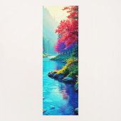 Mystic River Dreamy Forest Path Design Yogamat (Voorkant)