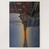 Mystic River in Connecticut op Thanksgiving Eve Legpuzzel (Verticaal)