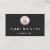 Mystic Roos Gold Eye Logo Optometric Chic Vision Visitekaartje (Voorkant)