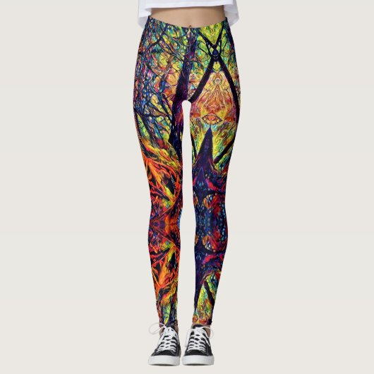 Mystic Roots leggings (Voorkant)