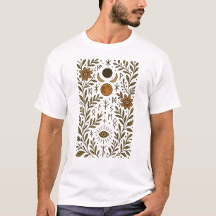 Mystic Runes Botanical Art T-shirt