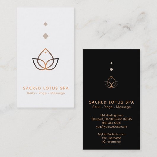 *~* Mystic Sacred Geometry Alchemy Shaman Lotus Visitekaartje (Voorkant / Achterkant)