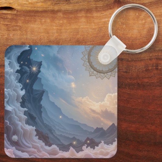 Mystic Scape Sleutelhanger (Achterkant)