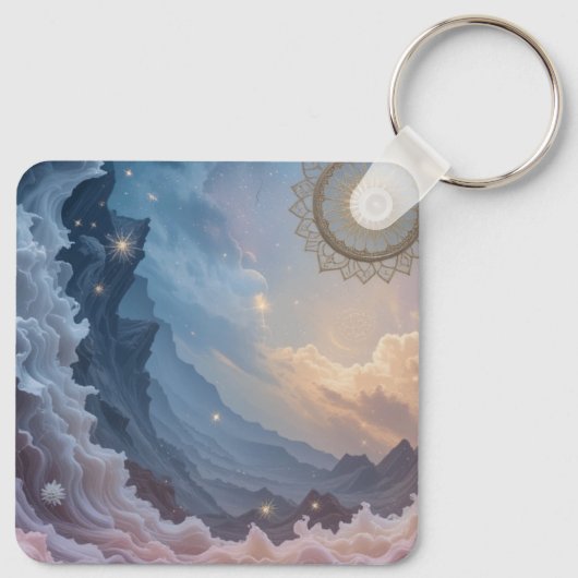 Mystic Scape Sleutelhanger (Achterkant)