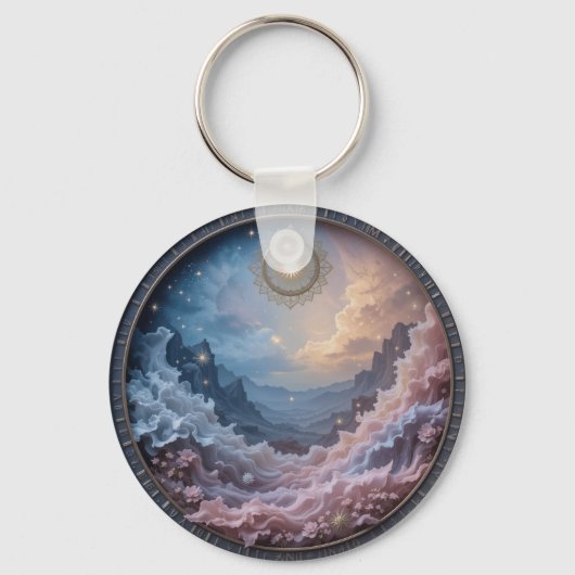 Mystic Scape Sleutelhanger (Achterkant)