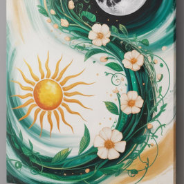 Mystic Sci-Fi: Neo-futuristische tak in de ruimte Perfect Poster