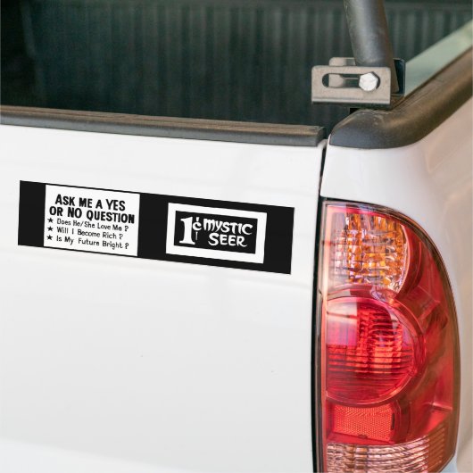 Mystic Seer Bumpersticker (Op Truck)
