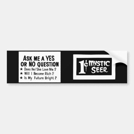 Mystic Seer Bumpersticker (Voorkant)