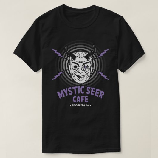 Mystic Seer Cafe T-shirt (Design voorkant)