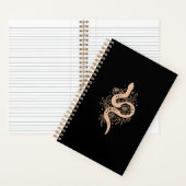 Mystic Serpent Journal | Zwart-Roos | Opmerking Notitieboek (Binnen)