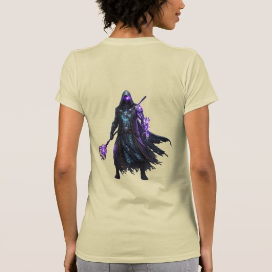 Mystic Shadow Weaver-T-shirt | Cyber-Image Art T-shirt (Achterkant)