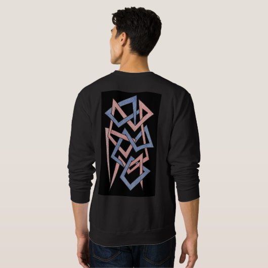 Mystic Shapes Abstract Symbol Sweatshirt (Achterkant volledig)