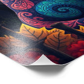 Mystic Siamese Cat Foto Afdruk (Hoek)