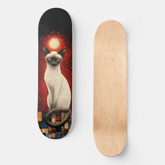 Mystic Siamese Persoonlijk Skateboard (Voorkant)