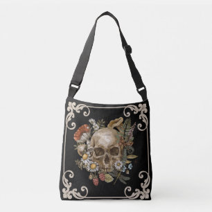 Mystic Skull Black Canvas tas