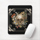 Mystic Skull  Black Muismat (Met muis)