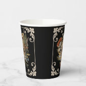 Mystic Skull Black Papieren Bekers (Links)