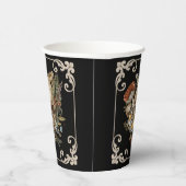 Mystic Skull Black Papieren Bekers (Rechts)