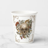 Mystic Skull  Papieren Bekers (Achterkant)