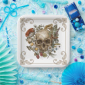 Mystic Skull  Papieren Bordje (Feest)