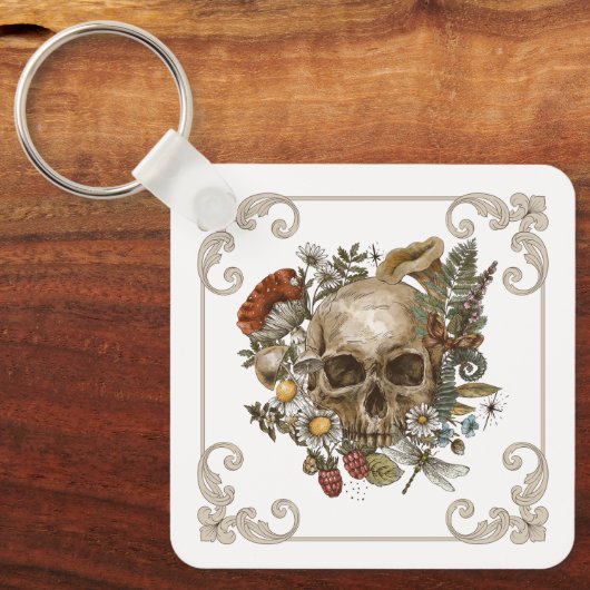 Mystic Skull Sleutelhanger (Voorkant)