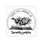 Mystic Snake Flowers, uit de bibliotheek van, Rubberstempel (Afrduk)