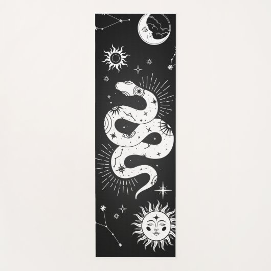Mystic snake moon and sterren yogamat (Voorkant)