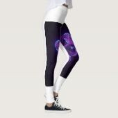 Mystic Snake Neon Hearts Leggings 🐍💖 (Rechts)