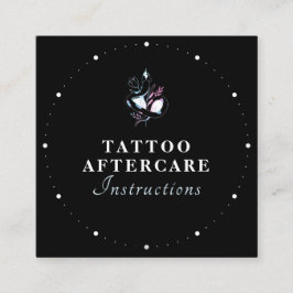 Mystic Snake Tattoo Aftercare Instructions Elegant Vierkante Visitekaartje