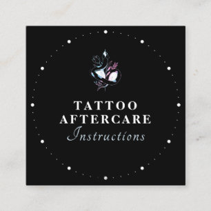 Mystic Snake Tattoo Aftercare Instructions Elegant Vierkante Visitekaartje