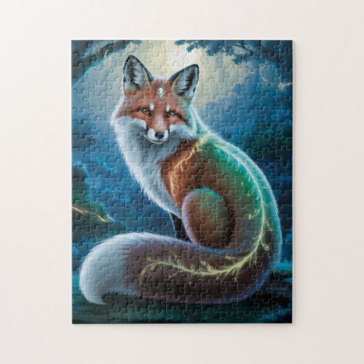 Mystic Spirit Fox Legpuzzel (Verticaal)