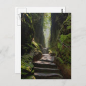 Mystic Stairway Briefkaart (Voorkant / Achterkant)