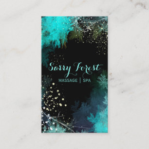 Mystic Starry Forest Massage Therapy Visitekaartje